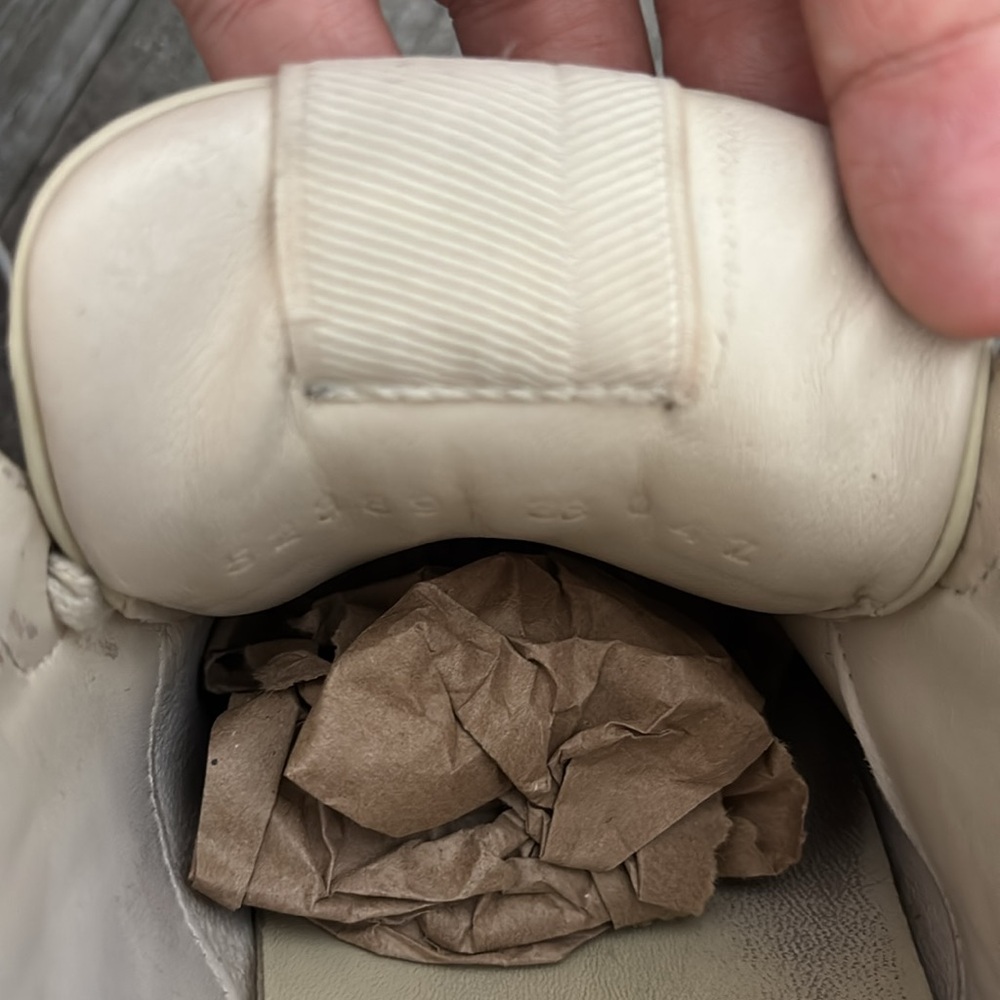 Used Gucci Cream Sneakers Rhython shoes size 8.5 US - Picture 15 of 16